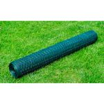 Casa si Gradina - Gradina si terasa - Garduri, panouri si accesorii - Plasa de sarma gaini, verde, 25 x 1 m, otel galvanizat cu PVC - Infinity.ro