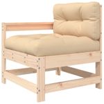 Casa si Gradina - Gradina si terasa - Mobilier exterior - Seturi mobila gradina - Set mobilier relaxare de gradina & perne 6 piese lemn masiv pin - Infinity.ro