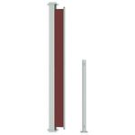 Casa si Gradina - Gradina si terasa - Umbrele si pavilioane - Umbrele - Copertina laterala retractabila de terasa, maro, 180x500 cm - Infinity.ro
