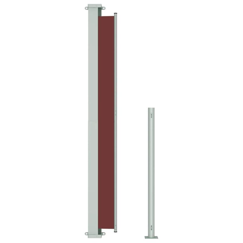 Casa si Gradina - Gradina si terasa - Umbrele si pavilioane - Umbrele - Copertina laterala retractabila de terasa, maro, 180x500 cm - Infinity.ro