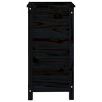 Casa si Gradina - Gradinarit si plante - Plante si ghivece - Ghivece si suporturi - Jardiniera de gradina, negru, 40x40x78 cm, lemn masiv de pin - Infinity.ro