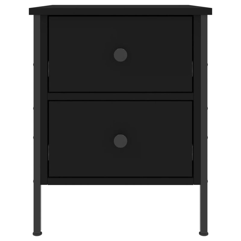 Casa si Gradina - Mobilier - Comode si corpuri - Noptiere - Noptiera, negru, 40x42x50 cm, lemn compozit - Infinity.ro