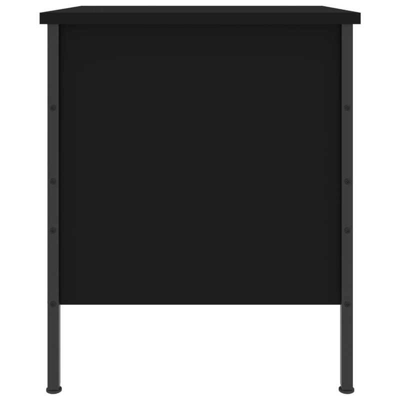 Casa si Gradina - Mobilier - Comode si corpuri - Noptiere - Noptiera, negru, 40x42x50 cm, lemn compozit - Infinity.ro