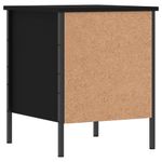Casa si Gradina - Mobilier - Comode si corpuri - Noptiere - Noptiera, negru, 40x42x50 cm, lemn compozit - Infinity.ro