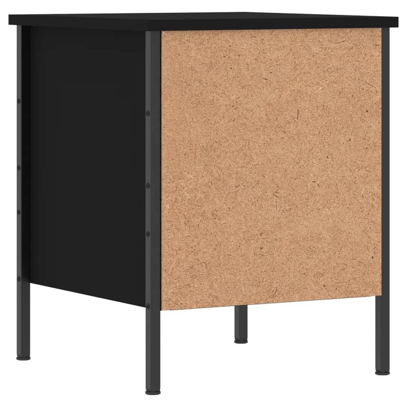 Casa si Gradina - Mobilier - Comode si corpuri - Noptiere - Noptiera, negru, 40x42x50 cm, lemn compozit - Infinity.ro