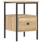 Casa si Gradina - Mobilier - Comode si corpuri - Noptiere - Noptiera, stejar sonoma, 34x36x50 cm, lemn compozit - Infinity.ro