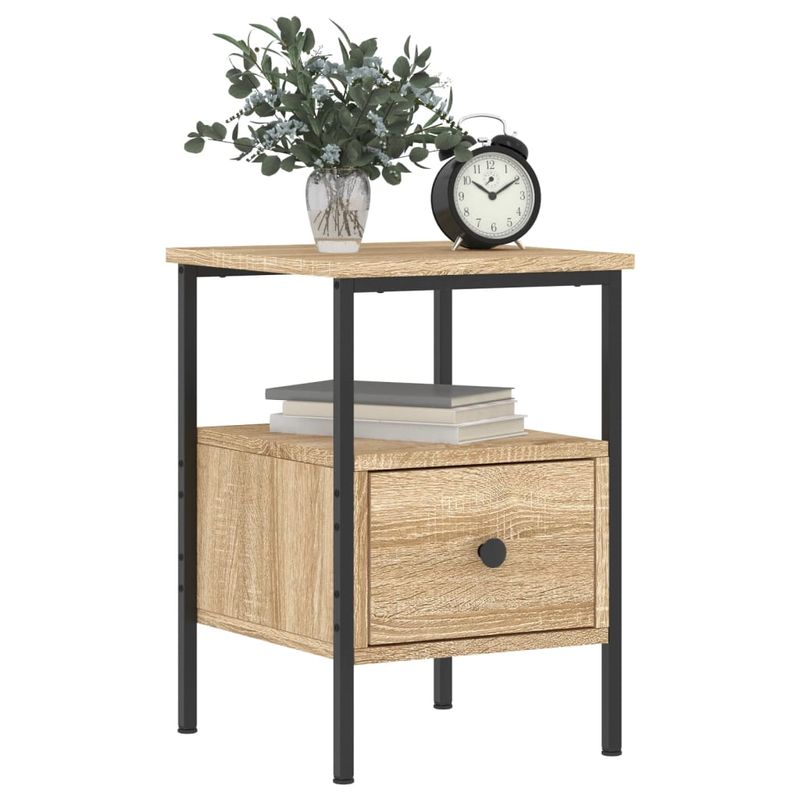 Casa si Gradina - Mobilier - Comode si corpuri - Noptiere - Noptiera, stejar sonoma, 34x36x50 cm, lemn compozit - Infinity.ro