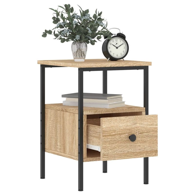 Casa si Gradina - Mobilier - Comode si corpuri - Noptiere - Noptiera, stejar sonoma, 34x36x50 cm, lemn compozit - Infinity.ro