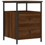 Casa si Gradina - Mobilier - Comode si corpuri - Noptiere - Noptiera, stejar maro, 44x45x60 cm, lemn compozit - Infinity.ro