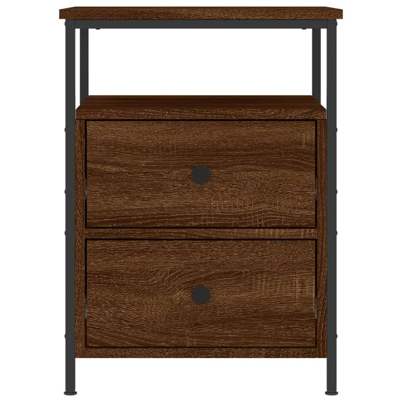 Casa si Gradina - Mobilier - Comode si corpuri - Noptiere - Noptiera, stejar maro, 44x45x60 cm, lemn compozit - Infinity.ro