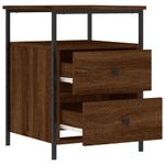 Casa si Gradina - Mobilier - Comode si corpuri - Noptiere - Noptiera, stejar maro, 44x45x60 cm, lemn compozit - Infinity.ro
