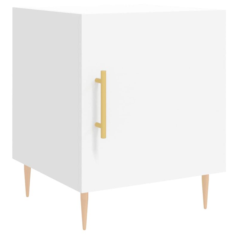 Casa si Gradina - Mobilier - Comode si corpuri - Noptiere - Noptiere, 2 buc., alb, 40x40x50 cm, lemn compozit - Infinity.ro