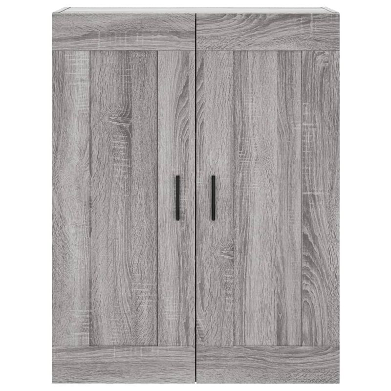 Casa si Gradina - Mobilier - Comode si corpuri - Comode - Dulapuri montate pe perete, 2 buc, gri Sonoma, lemn prelucrat - Infinity.ro