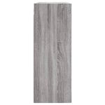 Casa si Gradina - Mobilier - Comode si corpuri - Comode - Dulapuri montate pe perete, 2 buc, gri Sonoma, lemn prelucrat - Infinity.ro