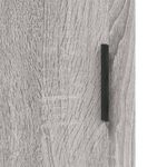 Casa si Gradina - Mobilier - Comode si corpuri - Comode - Dulap inalt, gri sonoma, 69,5x34x180 cm, lemn compozit - Infinity.ro