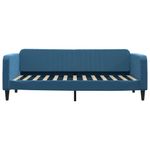 Casa si Gradina - Mobilier - Paturi si accesorii - Paturi - Pat de zi cu saltea, albastru, 90x200 cm, catifea - Infinity.ro