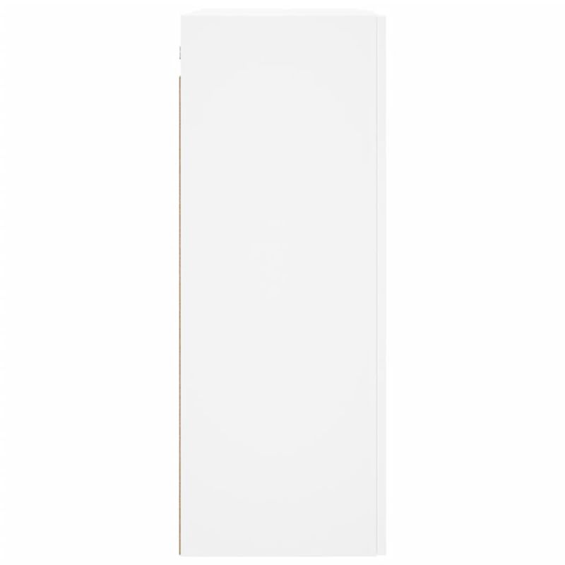 Casa si Gradina - Mobilier - Comode si corpuri - Comode - Dulapuri cu montaj pe perete, 2 buc, alb, 69,5x34x90 cm, model negru cu canelură - Infinity.ro