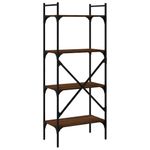 Casa si Gradina - Mobilier - Biblioteci si rafturi - Biblioteci - Biblioteca cu 4 niveluri, stejar maro, 56x31,5x138,5 cm, lemn - Infinity.ro