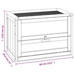 Petshop - Accesorii petshop - Culcusuri si custi - Custi interior si exterior - Cusca pentru hamsteri, 60x35,5x42 cm, lemn masiv de brad - Infinity.ro