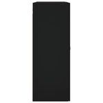 Casa si Gradina - Mobilier - Comode si corpuri - Comode - Dulapuri montate pe perete, 2 buc, negru, lemn prelucrat - Infinity.ro