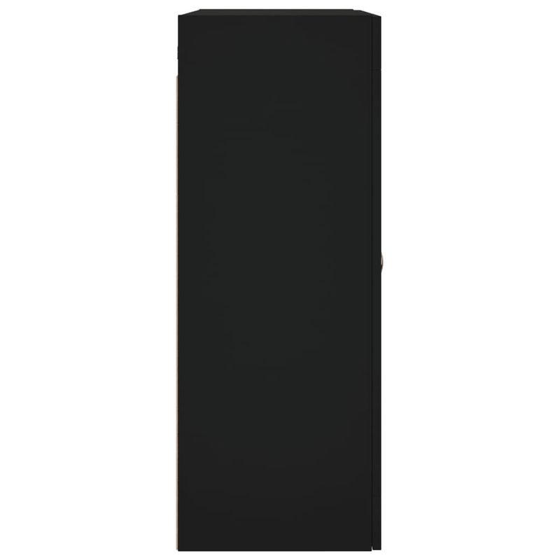 Casa si Gradina - Mobilier - Comode si corpuri - Comode - Dulapuri montate pe perete, 2 buc, negru, lemn prelucrat - Infinity.ro