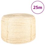 Casa si Gradina - Constructii - Feronerie si accesorii - Sfoara si lanturi - Franghie, 25 m, sisal 100%, 12 mm - Infinity.ro