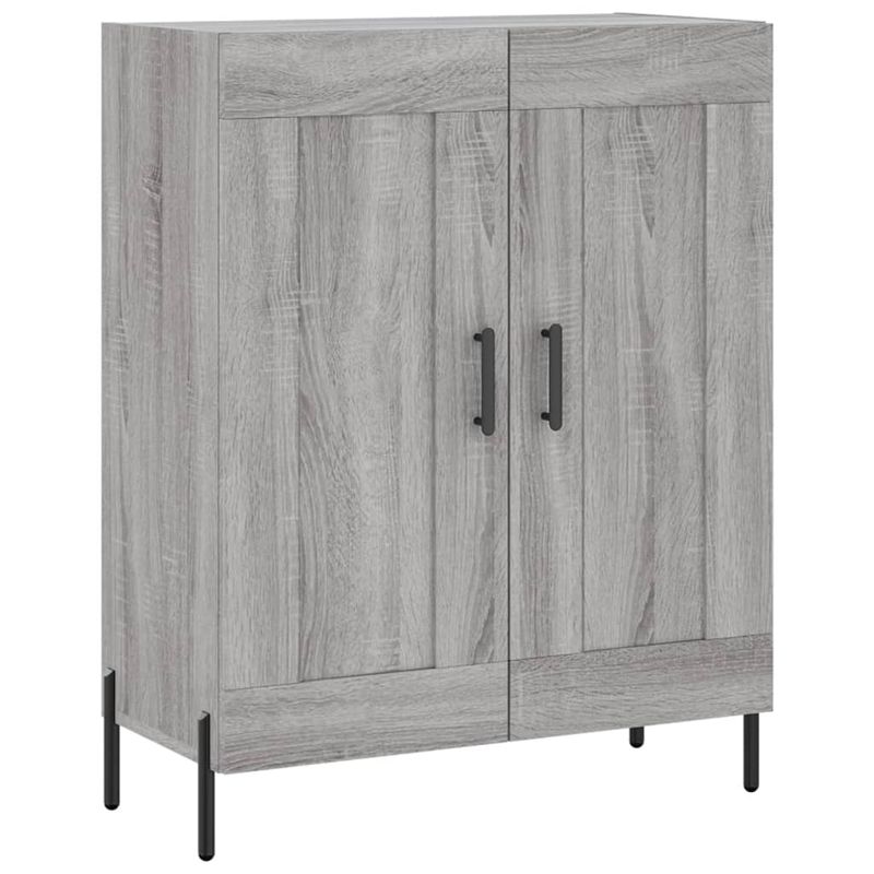 Casa si Gradina - Mobilier - Comode si corpuri - Comode - Dulap inalt, gri sonoma, 69,5x34x180 cm, lemn compozit - Infinity.ro