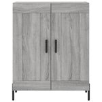 Casa si Gradina - Mobilier - Comode si corpuri - Comode - Dulap inalt, gri sonoma, 69,5x34x180 cm, lemn compozit - Infinity.ro