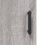 Casa si Gradina - Mobilier - Comode si corpuri - Comode - Dulap inalt, gri sonoma, 69,5x34x180 cm, lemn compozit - Infinity.ro