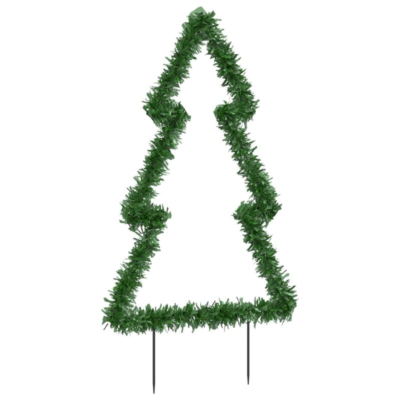 Casa si Gradina - Decoratiuni - Decoratiuni de sezon - Decoratiune brad cu lumini de Crăciun cu tarusi, 80 LED, 60 cm, model cu panglică - Infinity.ro