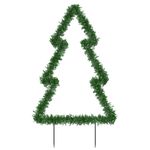 Casa si Gradina - Decoratiuni - Decoratiuni de sezon - Decoratiune brad cu lumini de Crăciun cu tarusi, 80 LED, 60 cm, model cu panglică - Infinity.ro