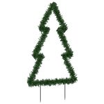 Casa si Gradina - Decoratiuni - Decoratiuni de sezon - Decoratiune brad cu lumini de Crăciun cu tarusi, 80 LED, 60 cm, model cu panglică - Infinity.ro