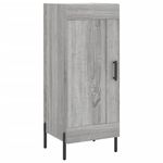Casa si Gradina - Mobilier - Comode si corpuri - Comode - Dulap inalt, gri sonoma, 34,5x34x180 cm, lemn prelucrat - Infinity.ro