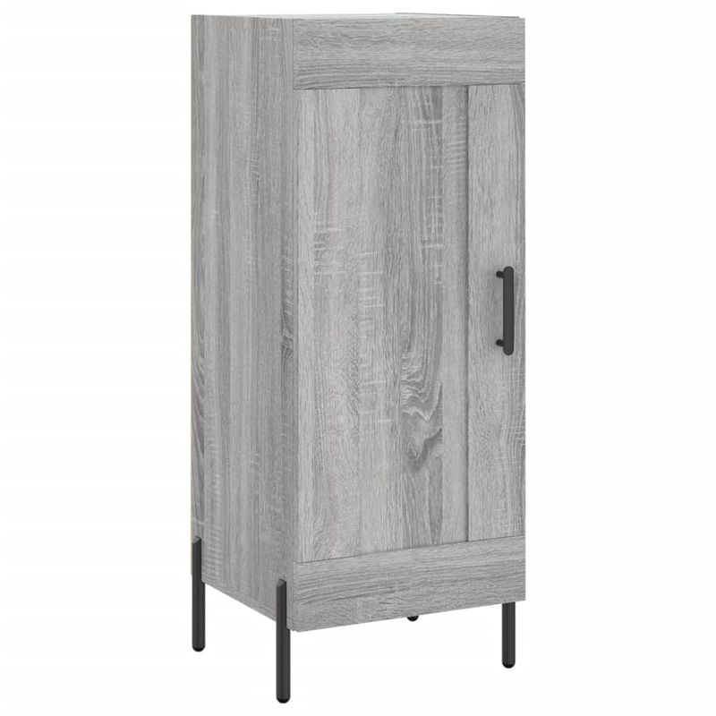 Casa si Gradina - Mobilier - Comode si corpuri - Comode - Dulap inalt, gri sonoma, 34,5x34x180 cm, lemn prelucrat - Infinity.ro