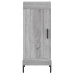 Casa si Gradina - Mobilier - Comode si corpuri - Comode - Dulap inalt, gri sonoma, 34,5x34x180 cm, lemn prelucrat - Infinity.ro