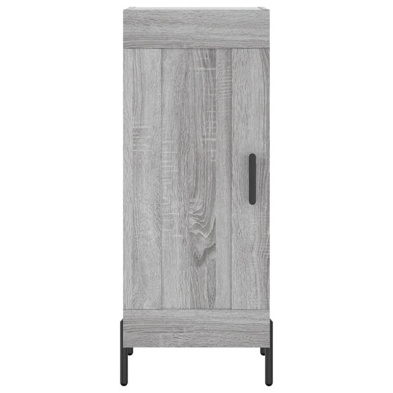 Casa si Gradina - Mobilier - Comode si corpuri - Comode - Dulap inalt, gri sonoma, 34,5x34x180 cm, lemn prelucrat - Infinity.ro