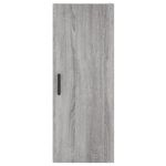 Casa si Gradina - Mobilier - Comode si corpuri - Comode - Dulap inalt, gri sonoma, 34,5x34x180 cm, lemn prelucrat - Infinity.ro