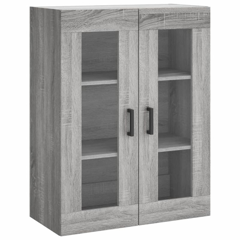 Casa si Gradina - Mobilier - Comode si corpuri - Comode - Dulap inalt, gri sonoma, 69,5x34x180 cm, lemn compozit - Infinity.ro