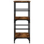 Casa si Gradina - Mobilier - Biblioteci si rafturi - Biblioteci - Biblioteca, stejar fumuriu, 50x33x82 cm, lemn prelucrat - Infinity.ro