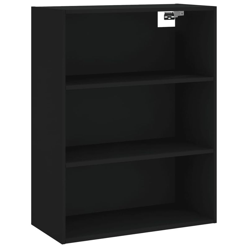 Casa si Gradina - Mobilier - Comode si corpuri - Comode - Dulap inalt, negru, 69,5x34x180 cm, lemn compozit - Infinity.ro