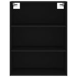 Casa si Gradina - Mobilier - Comode si corpuri - Comode - Dulap inalt, negru, 69,5x34x180 cm, lemn compozit - Infinity.ro