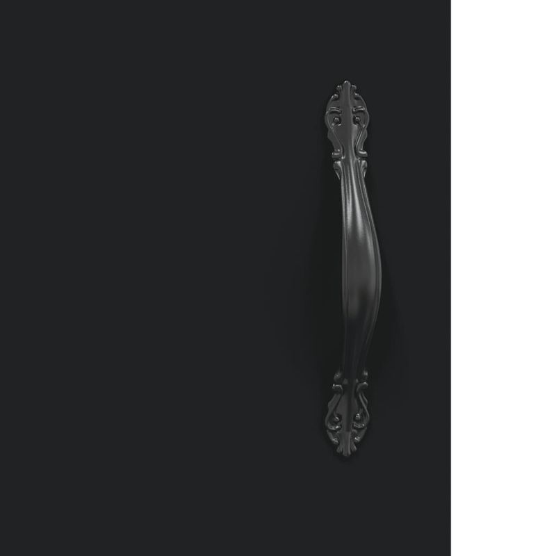 Casa si Gradina - Mobilier - Comode si corpuri - Comode - Dulap inalt, negru, 69,5x34x180 cm, lemn compozit - Infinity.ro