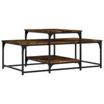 Casa si Gradina - Mobilier - Mese si birouri - Masute de cafea - Masuta de cafea, stejar afumat, 102x60x45 cm, lemn prelucrat - Infinity.ro