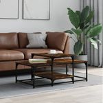 Casa si Gradina - Mobilier - Mese si birouri - Masute de cafea - Masuta de cafea, stejar afumat, 102x60x45 cm, lemn prelucrat - Infinity.ro