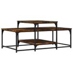 Casa si Gradina - Mobilier - Mese si birouri - Masute de cafea - Masuta de cafea, stejar afumat, 102x60x45 cm, lemn prelucrat - Infinity.ro