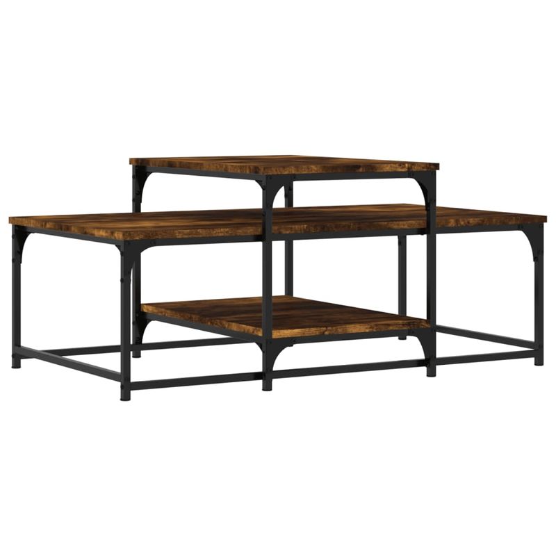 Casa si Gradina - Mobilier - Mese si birouri - Masute de cafea - Masuta de cafea, stejar afumat, 102x60x45 cm, lemn prelucrat - Infinity.ro