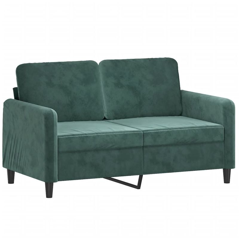 Casa si Gradina - Mobilier - Seturi de mobilier - Seturi living - Set canapele, 2 piese, verde inchis, catifea - Infinity.ro