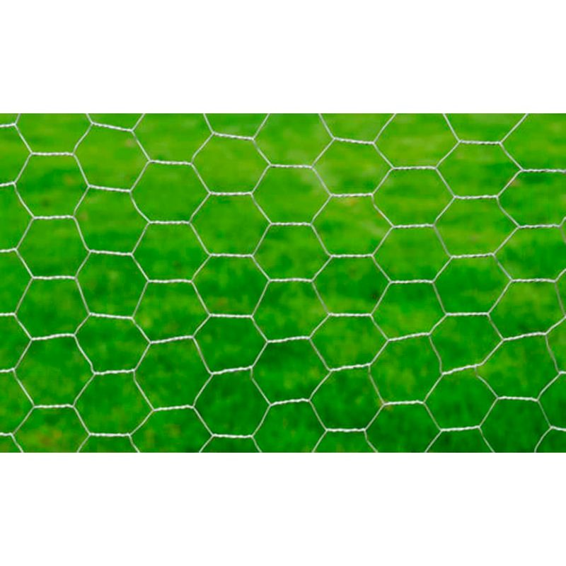 Casa si Gradina - Gradina si terasa - Garduri, panouri si accesorii - Gard de plasa, argintiu, 1 x 25 m, otel galvanizat, hexagon - Infinity.ro
