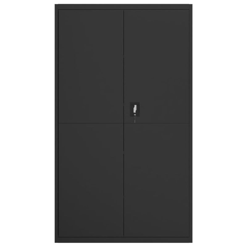 Casa si Gradina - Constructii - Depozitare, transport si protectie - Rafturi, fisete si vestiare - Fiset, negru, 105x40x180 cm, otel - Infinity.ro