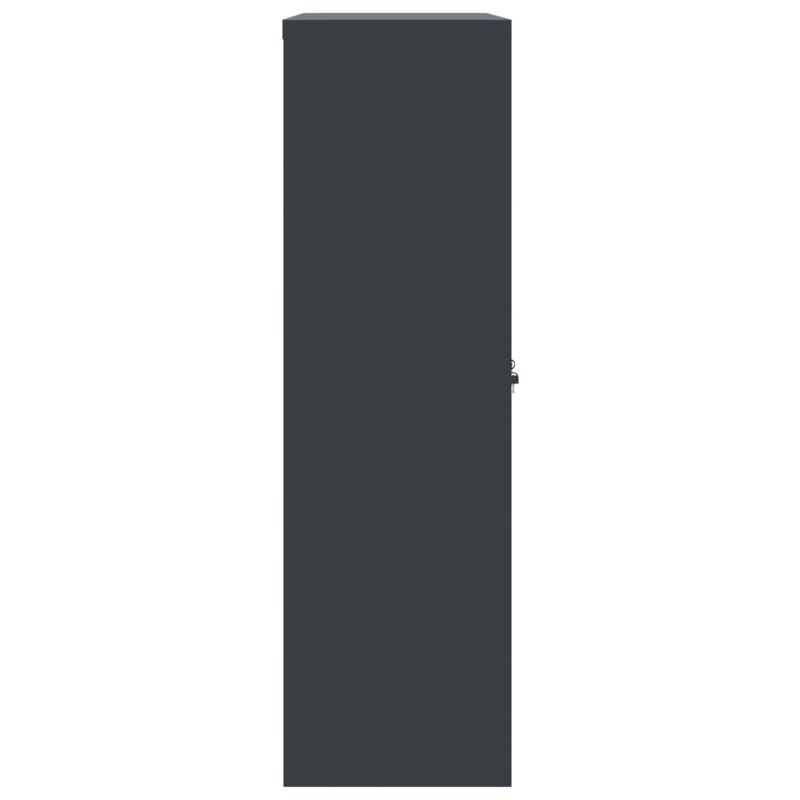 Casa si Gradina - Constructii - Depozitare, transport si protectie - Rafturi, fisete si vestiare - Fiset, antracit, 90x40x140 cm, otel - Infinity.ro